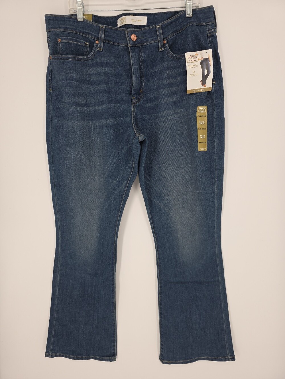 Womens Levis Mid Rise Bootcut Jeans Size 20